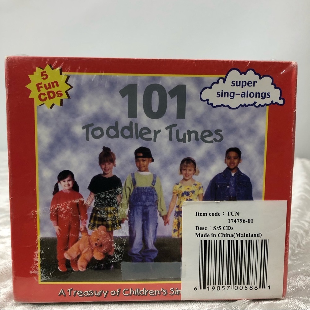 101 Toddler Tunes 5 Fun CDs sing along songs